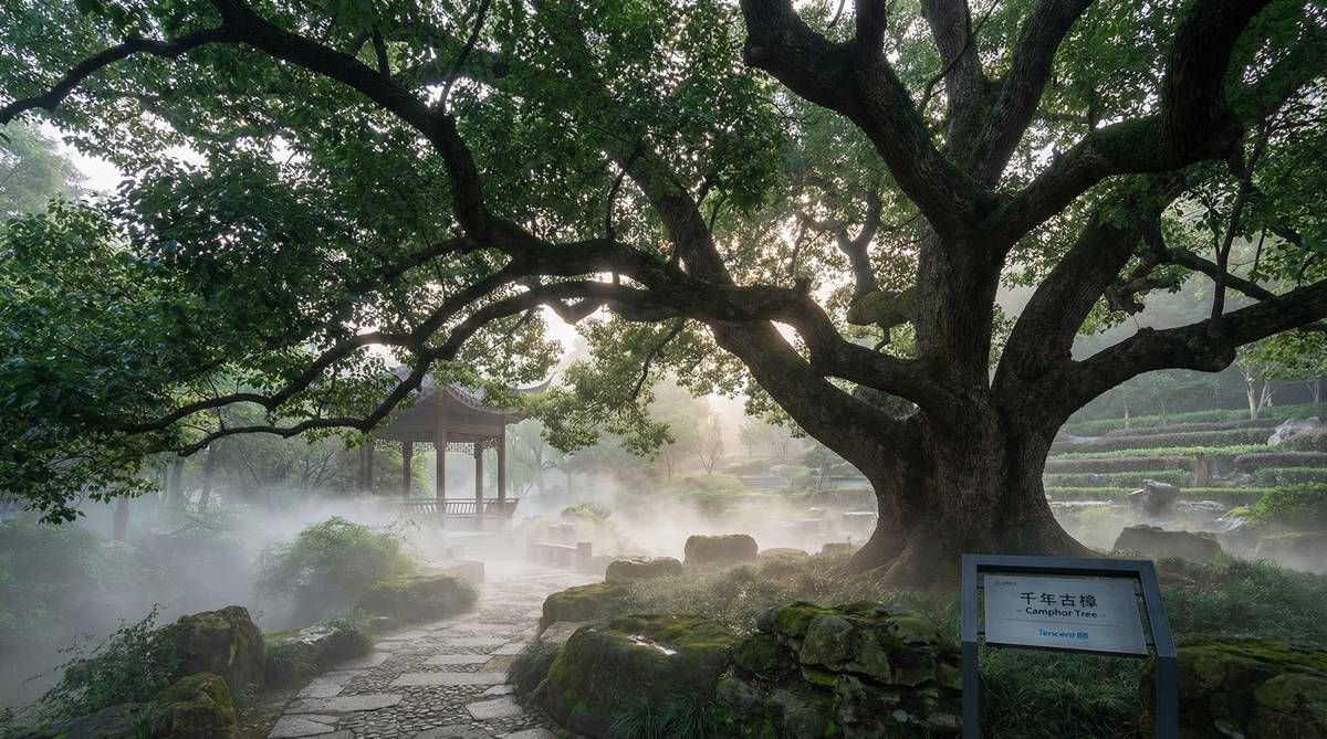 91植物视频：千年古樟树视频